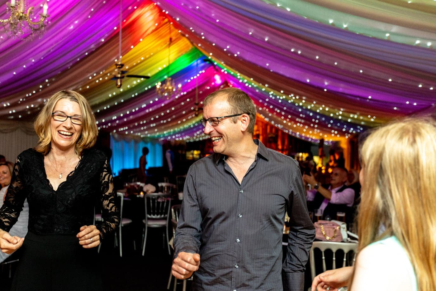 1st dance and party at a wedding at heaton house farm in cheshire