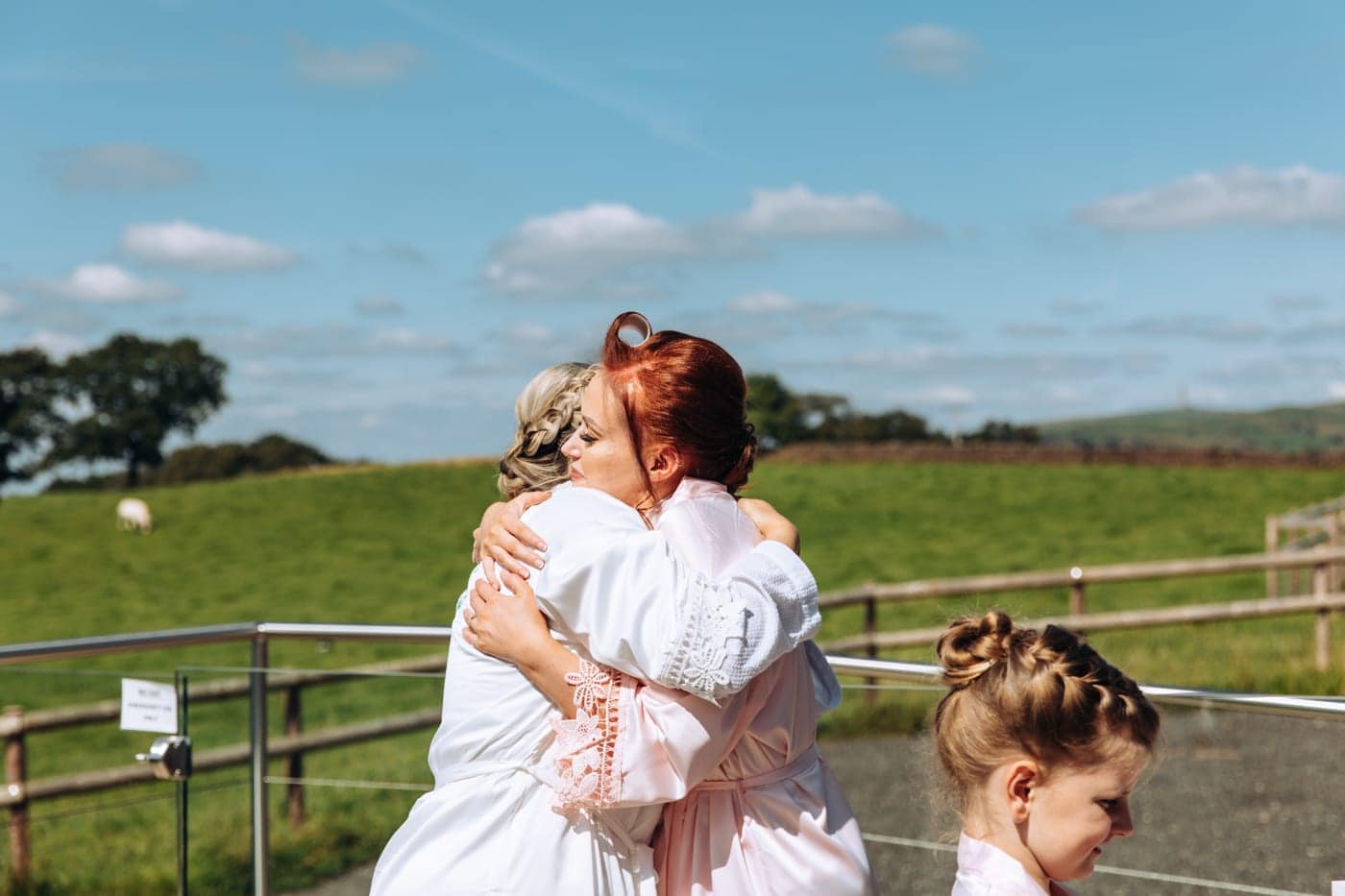 bridal preparations at heaton house farm