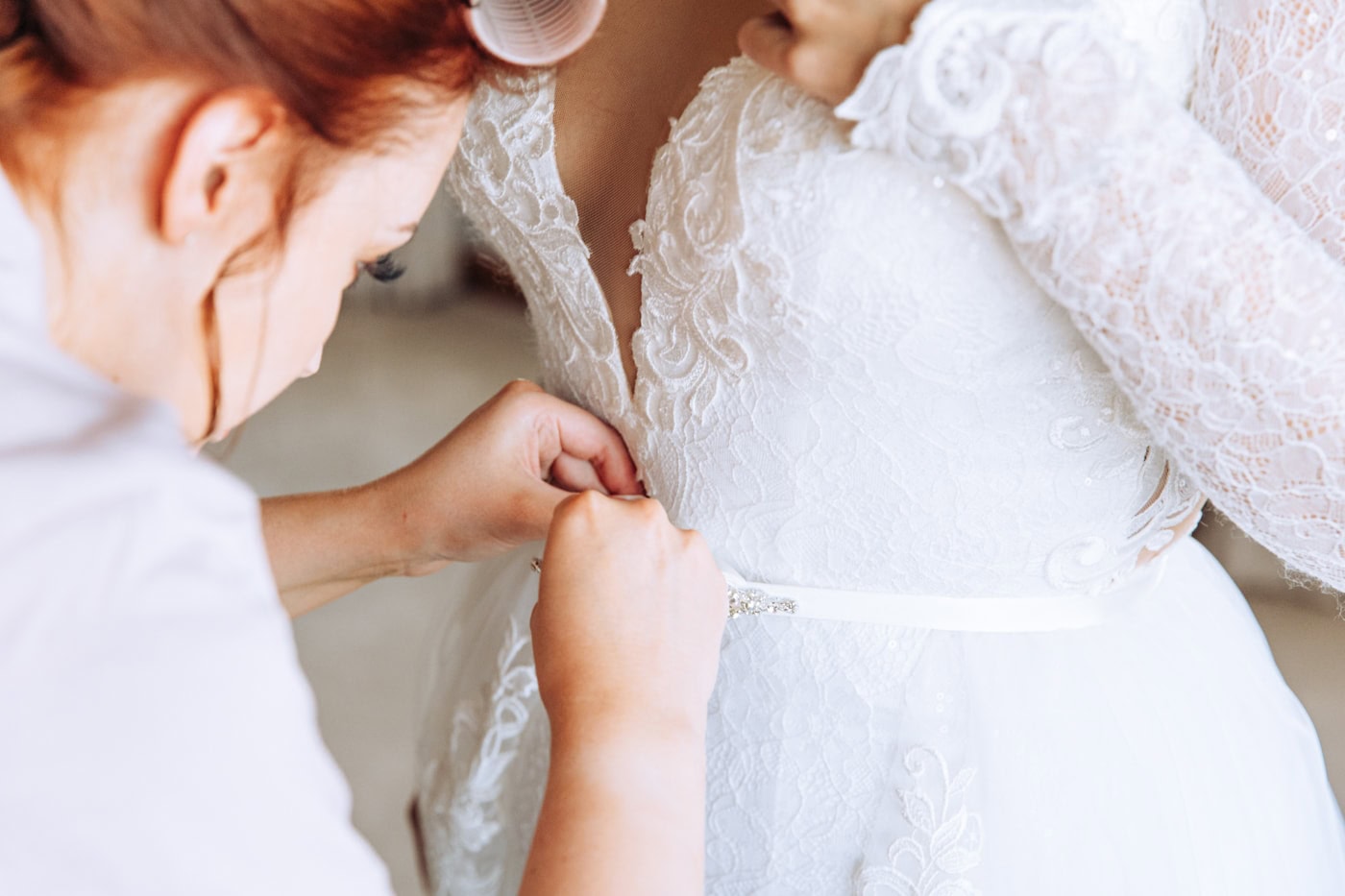 bridal preparations at heaton house farm