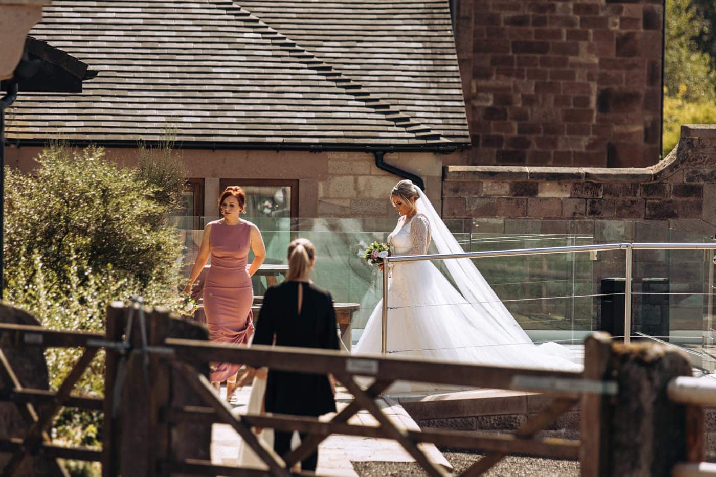 bridal preparations at heaton house farm