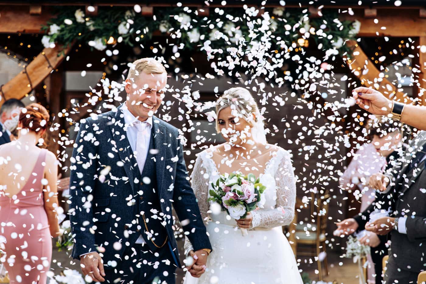 confetti at heaton house farm