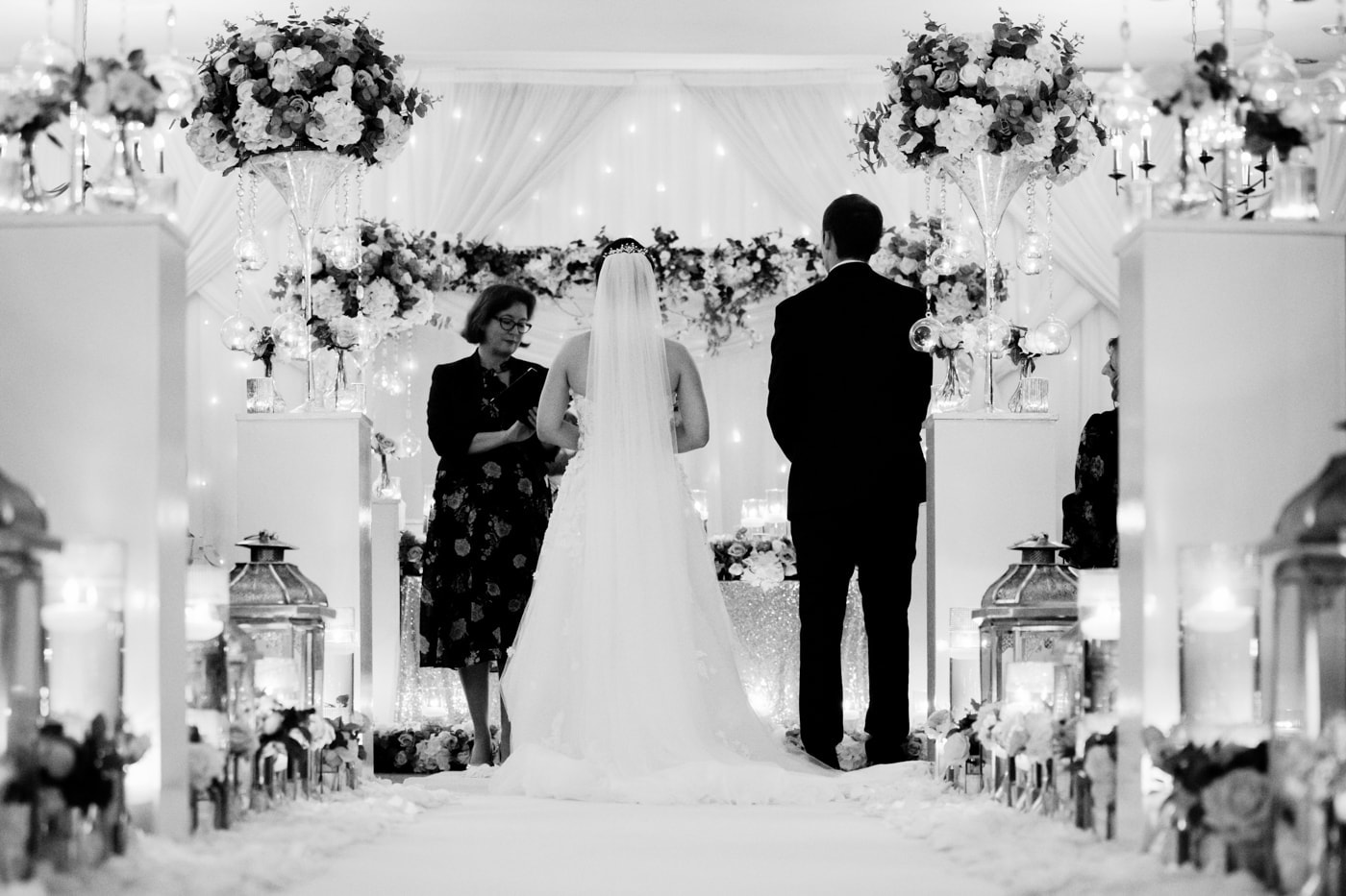 Wedding ceremony room at Mottram Hall