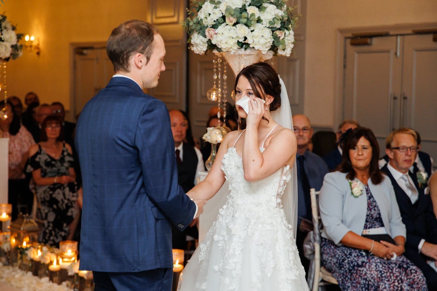 Wedding ceremony room at Mottram Hall