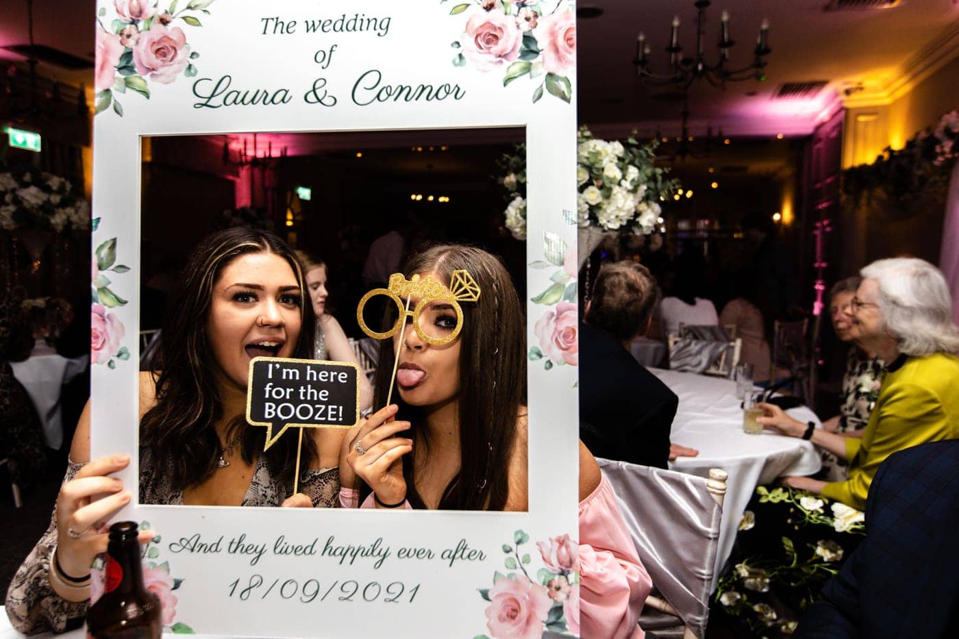 Wedding breakfast at Mottram Hall