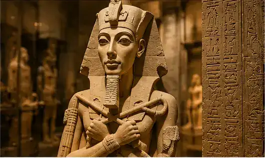 Akhenaten sculpture from the Amarna Period