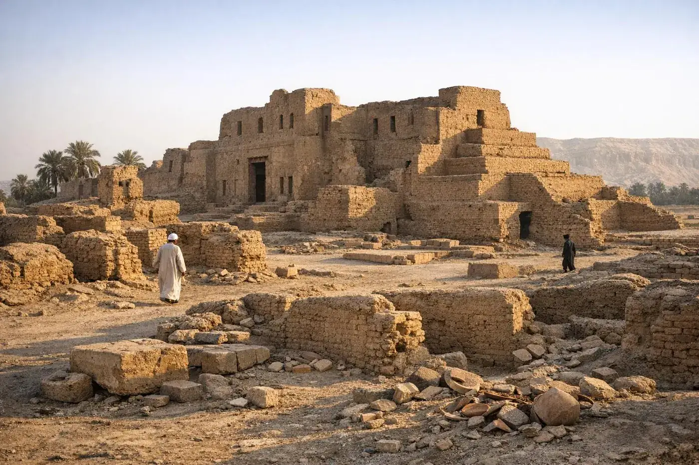 Malkata Palace complex of Amenhotep III on the Luxor West Bank