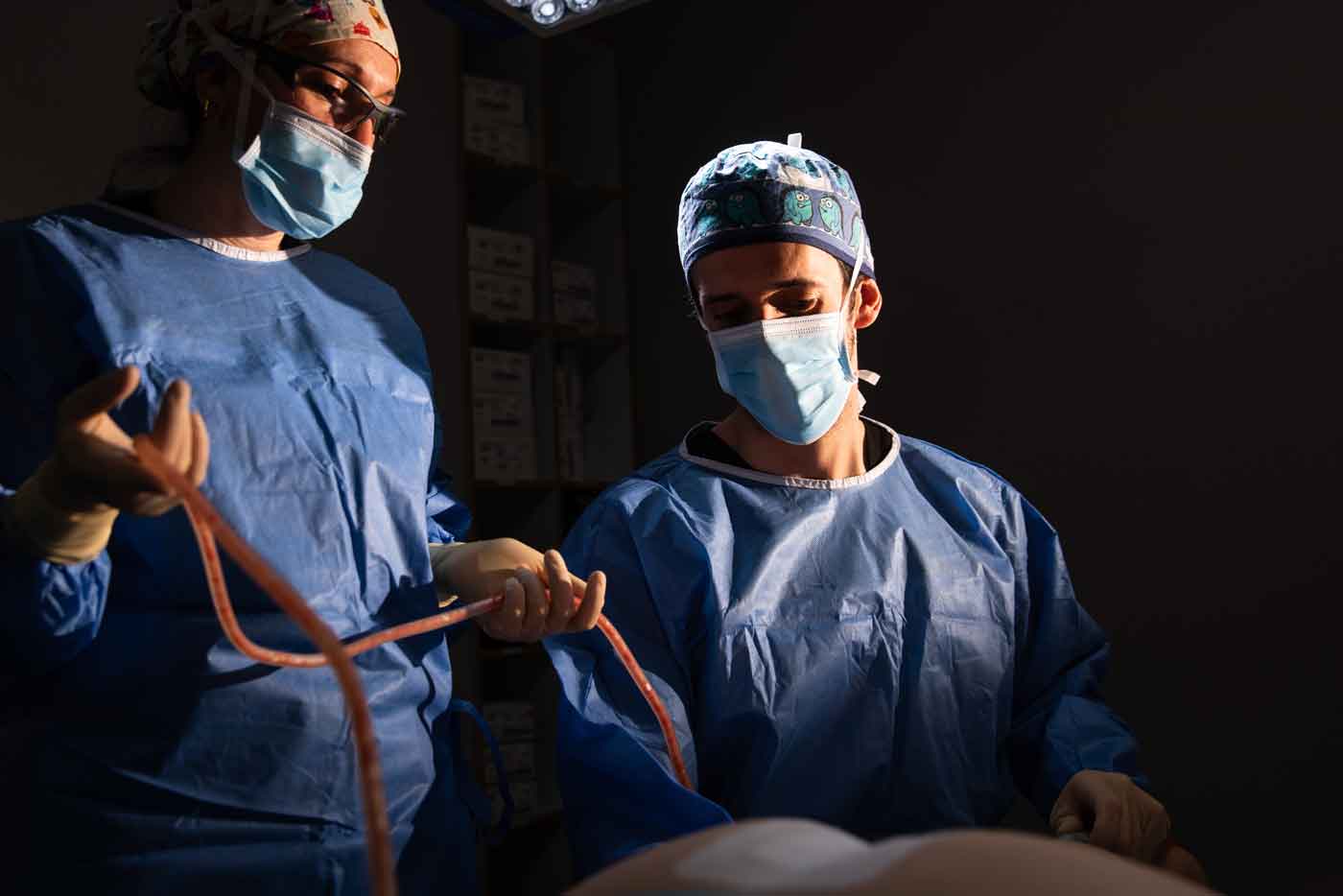 Equipo quirúrgico de la unidad de lipedema de Hospital Clínica Fontana en Valencia