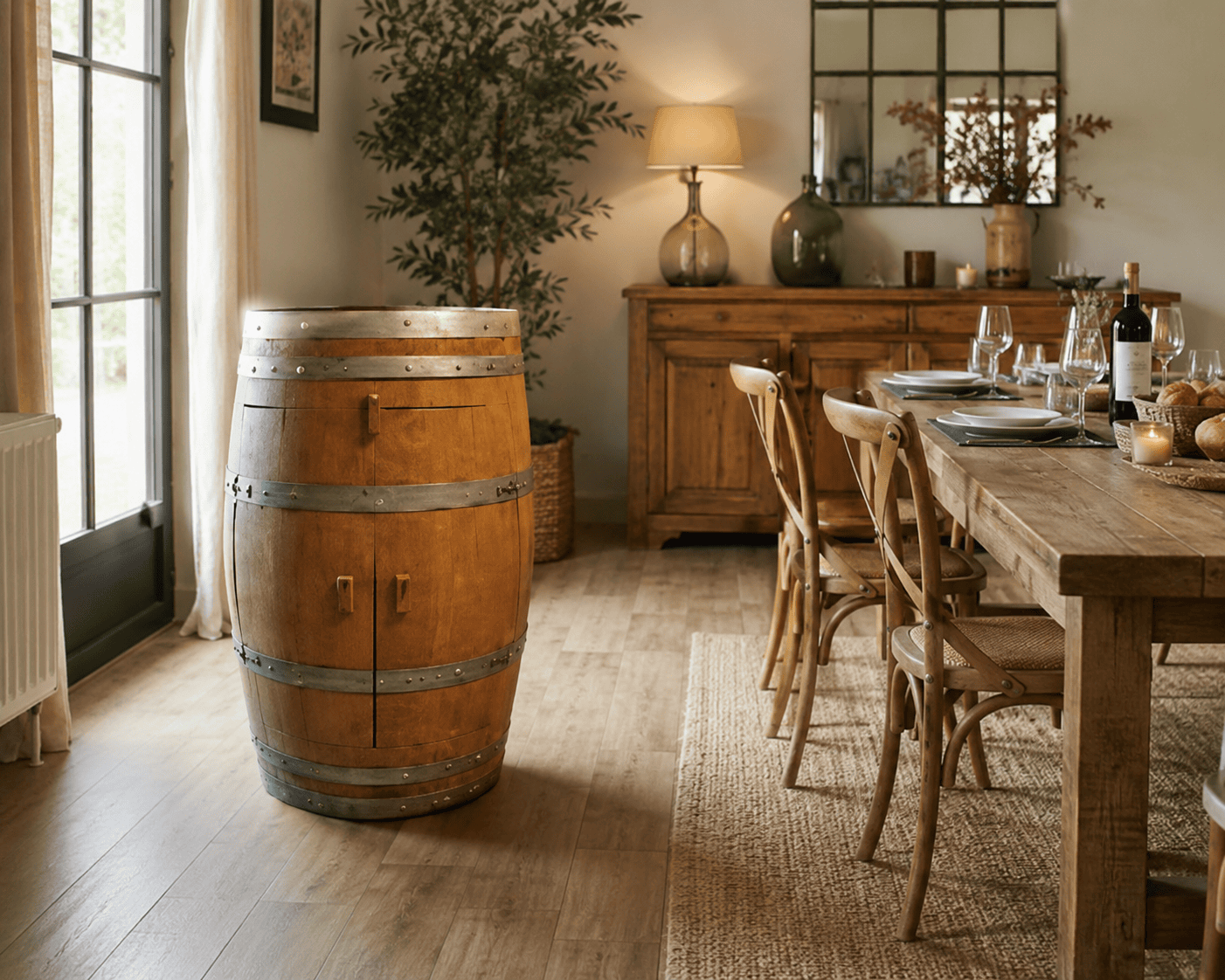Bar Barrique tonneau chêne