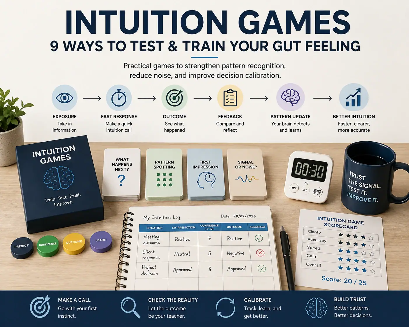9 Essential Games to Train Your Gut Feeling