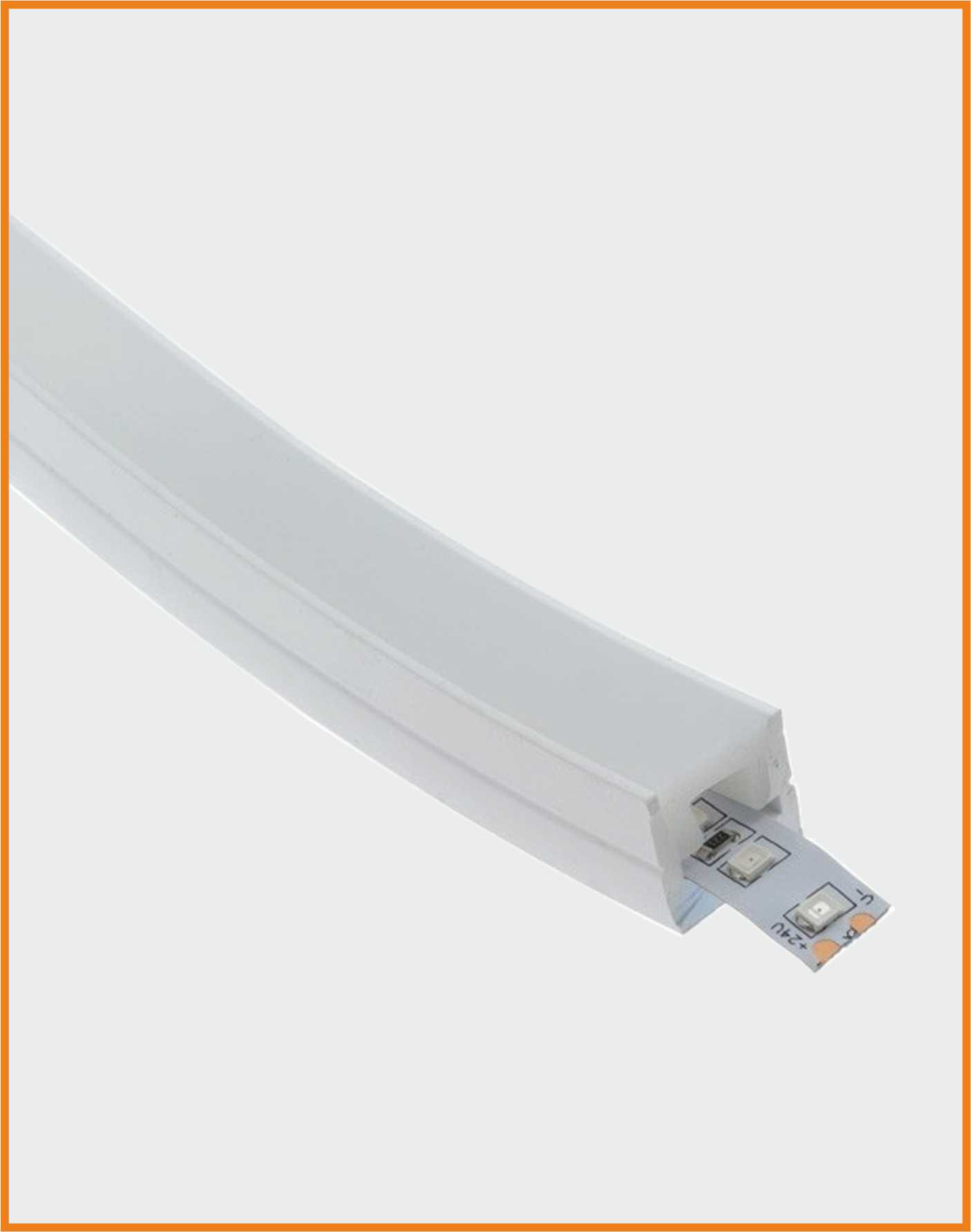 Tira silicona led embutir mueble iluminación led