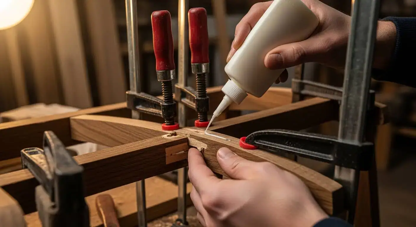 how to repair broken furniture joints