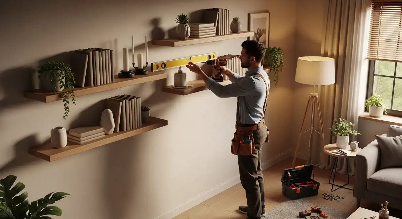 handyman guide to installing shelves