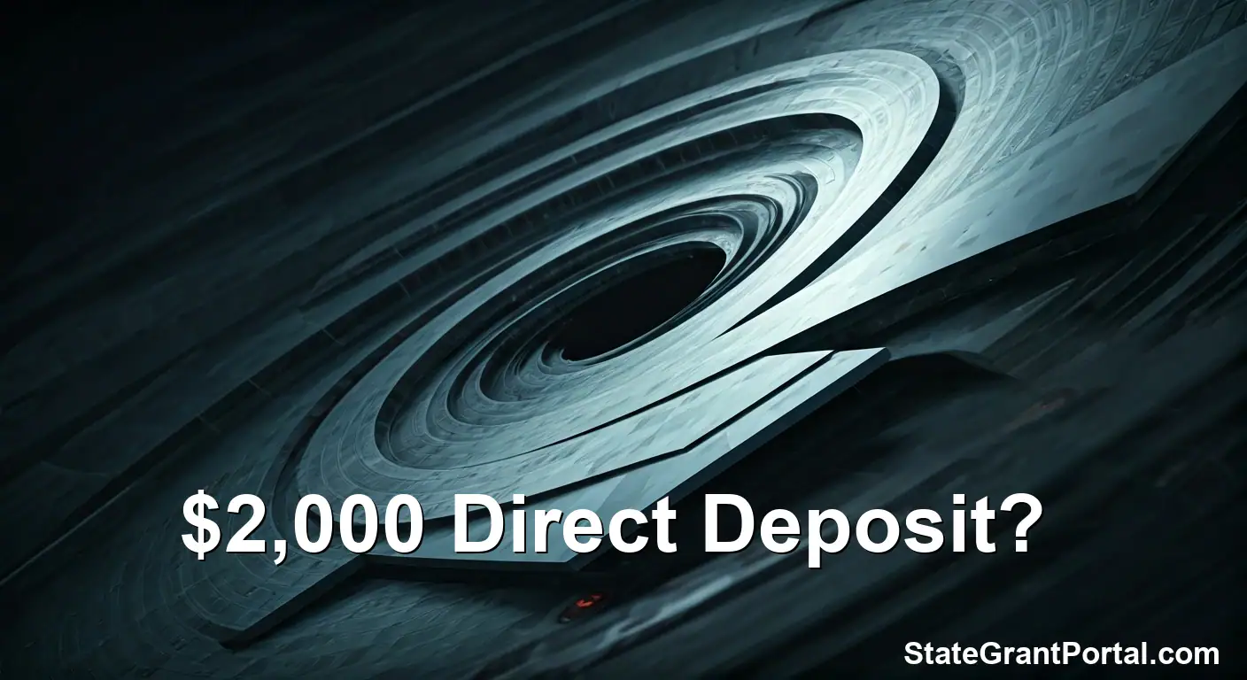 IRS $2,000 direct deposit stimulus and federal tax rebate status - StateGrantPortal