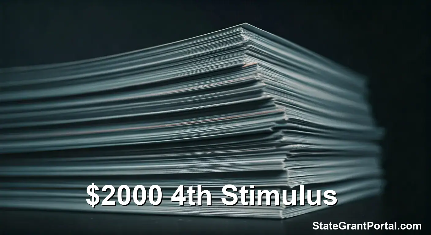 $2000 4th stimulus check 2026 documents and paperwork.