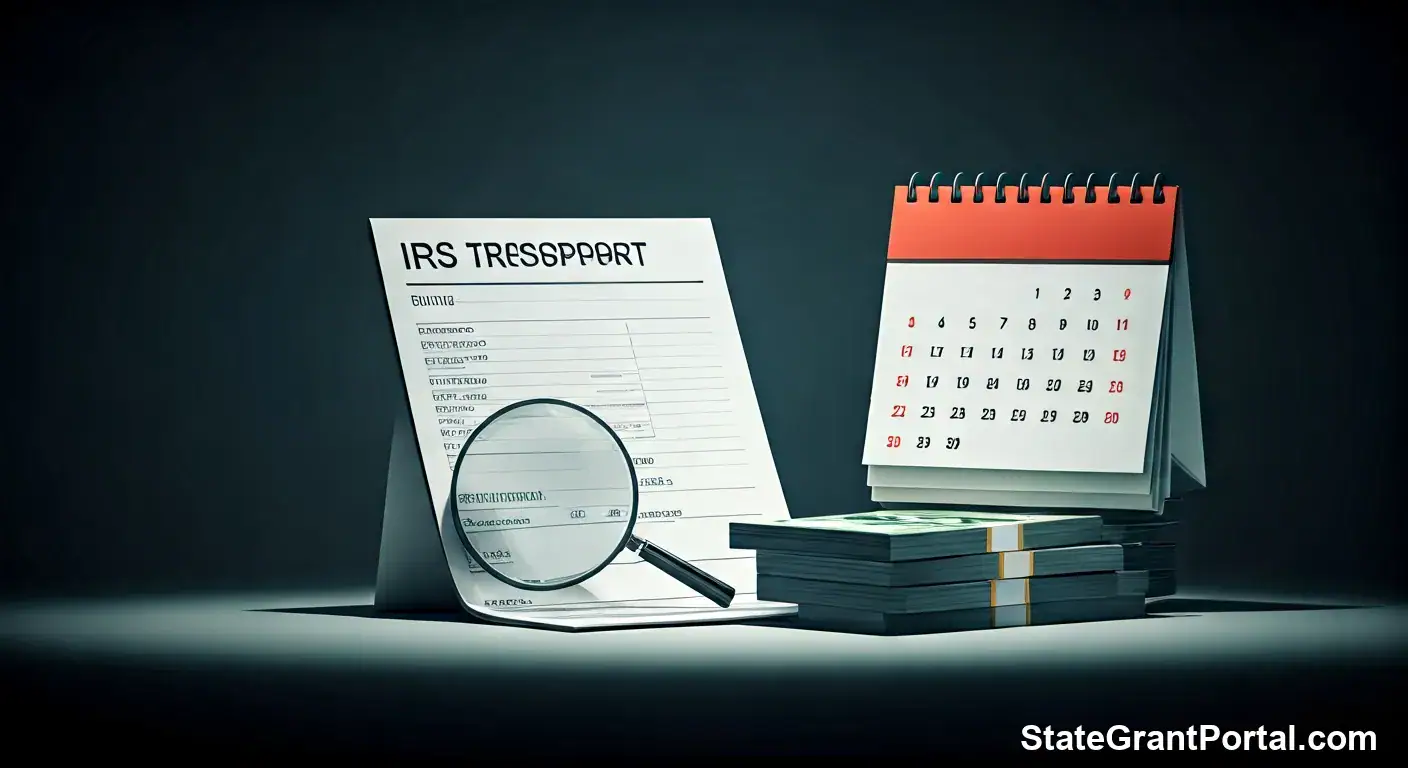 February 2026 calendar highlighting the direct deposit date confirmed by IRS Transcript Code 846.