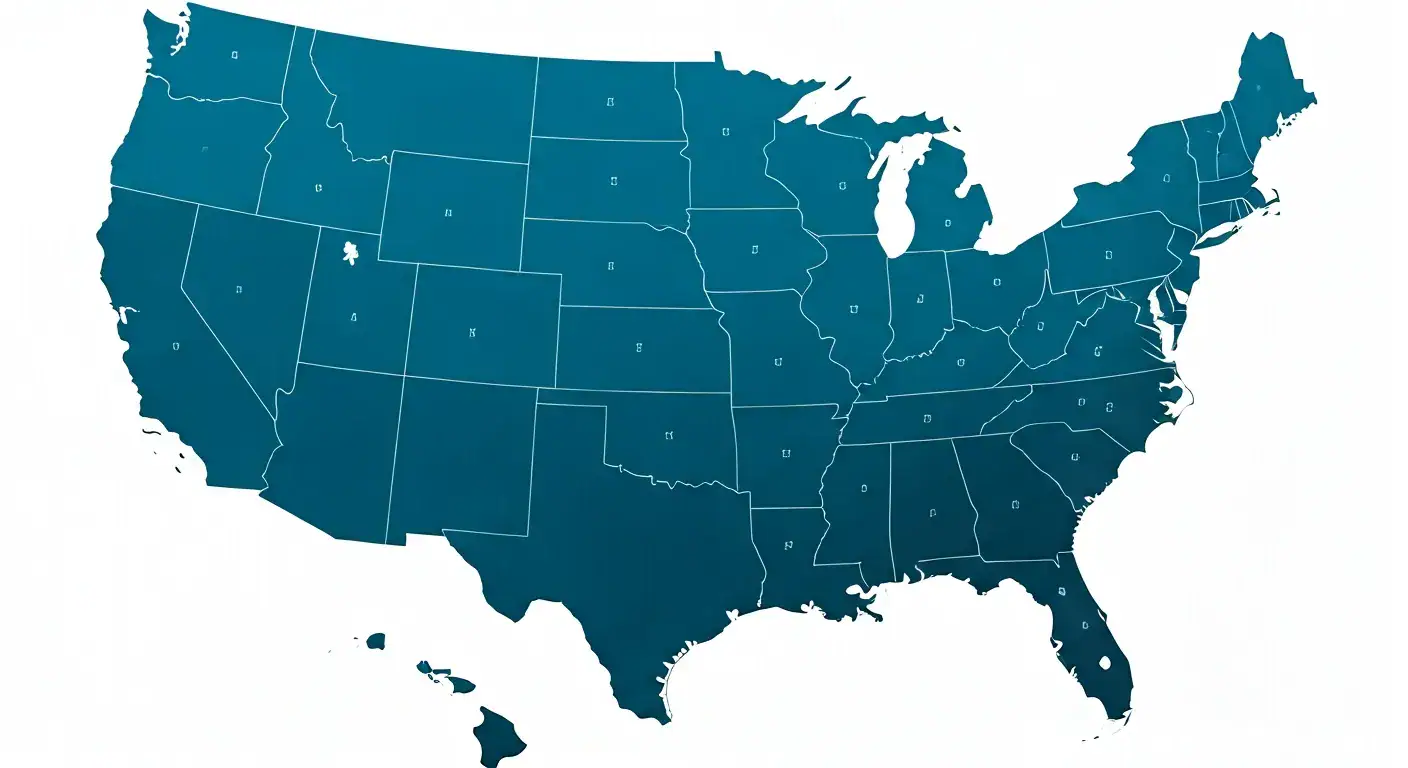 Map of USA showing states receiving EITC and CTC direct deposits following the IRS PATH Act Update 2026.