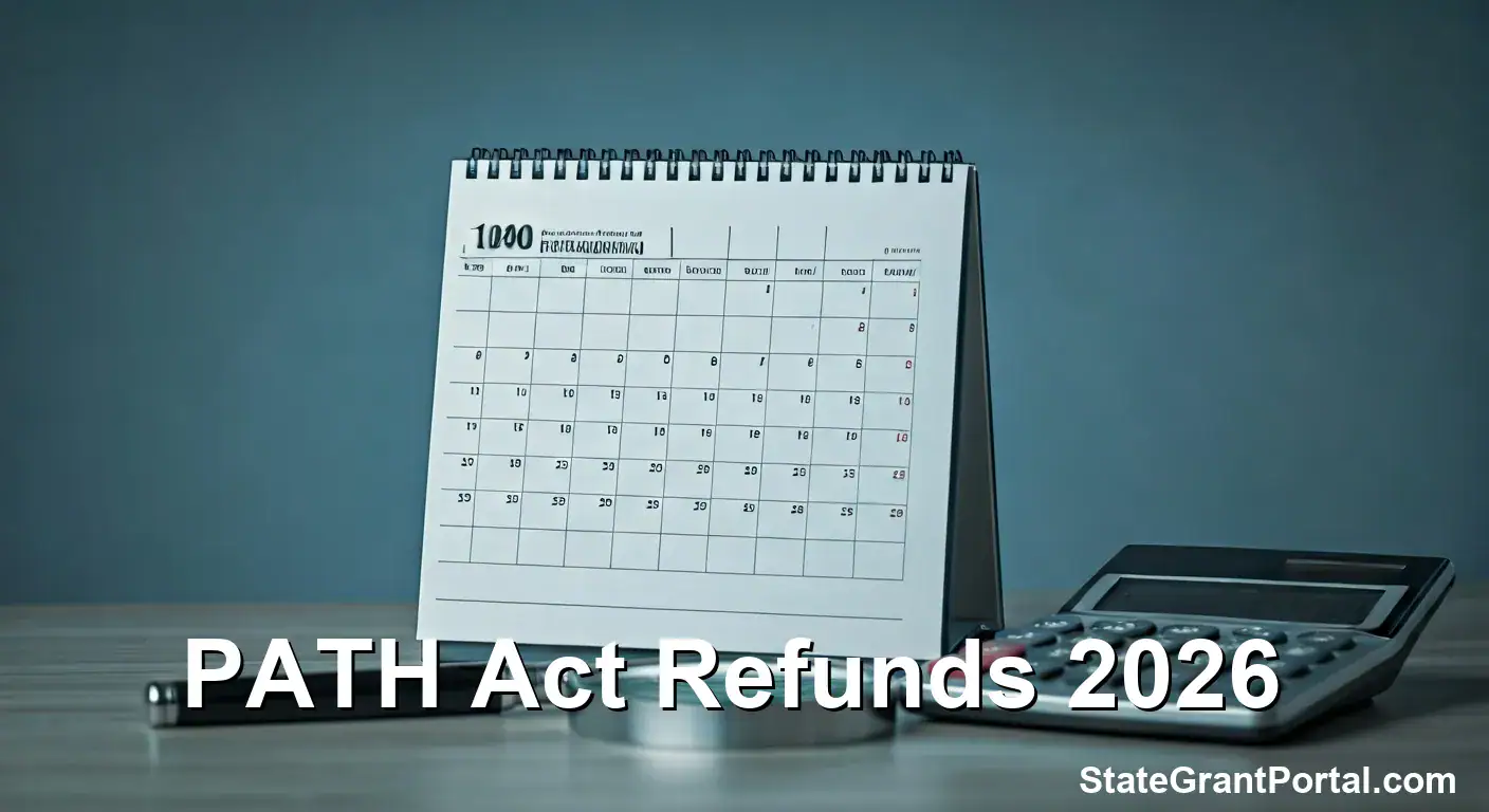 Calendar marked February 15, 2026, showing IRS PATH Act refund freeze lifting.