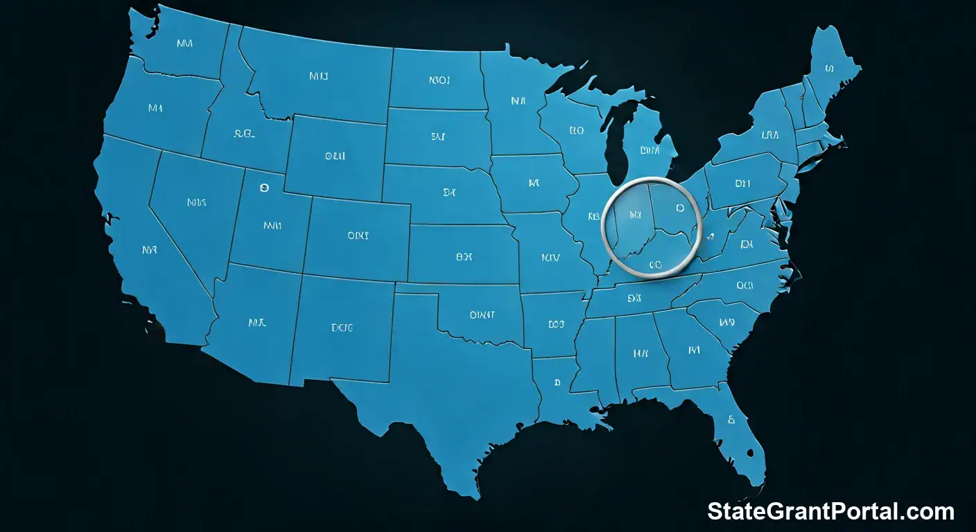Map showing that LIHEAP 2026 is administered by individual states.