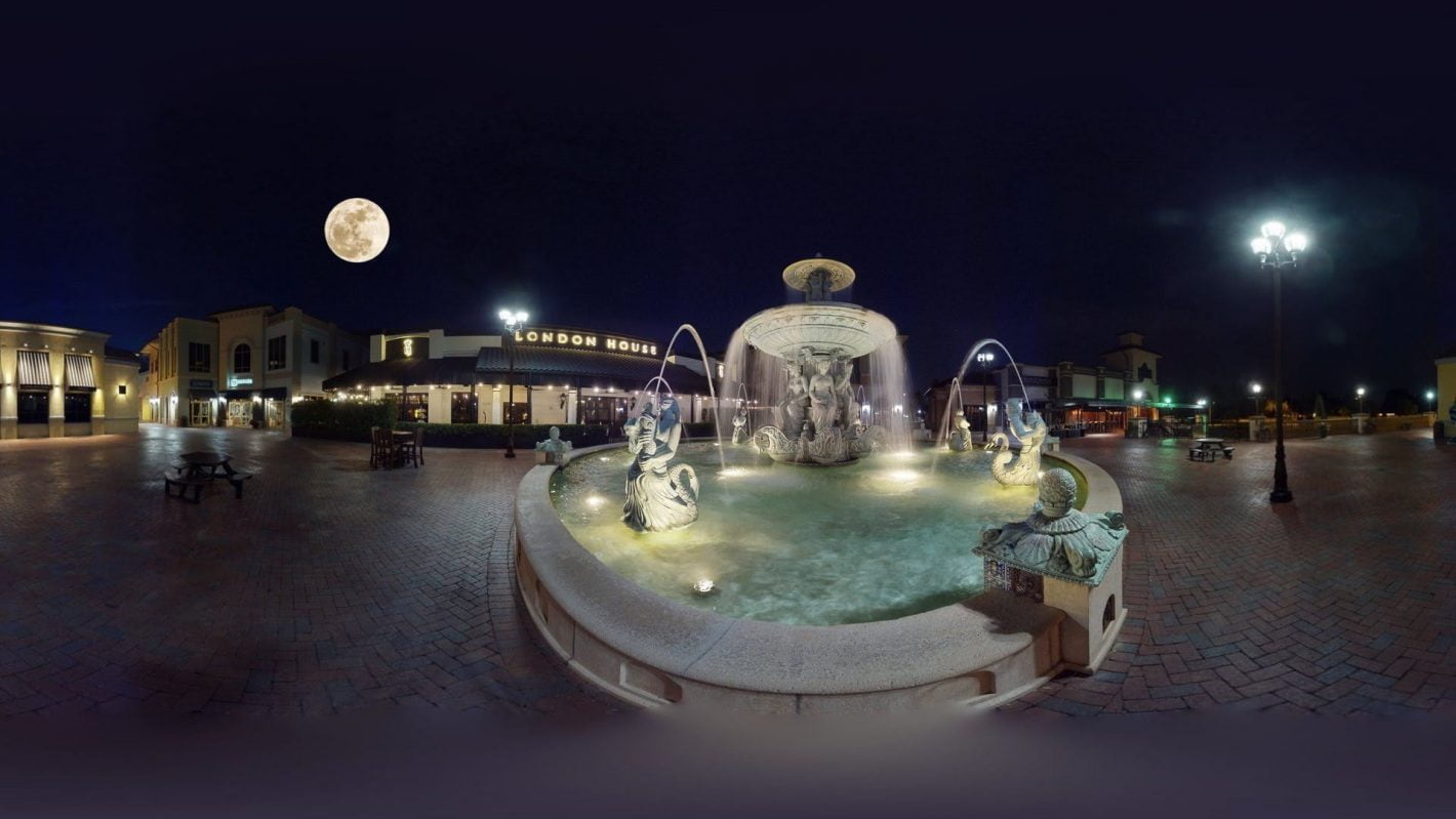 Dellagio Fountain Town Center 360 Views