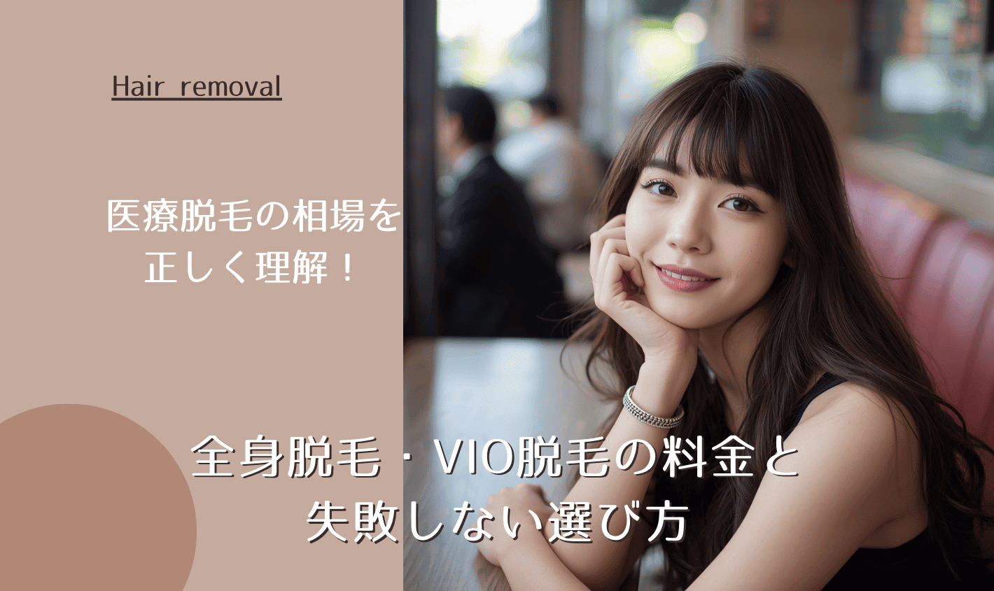 医療脱毛の相場を正しく理解！全身脱毛・VIO脱毛の料金と失敗しない選び方