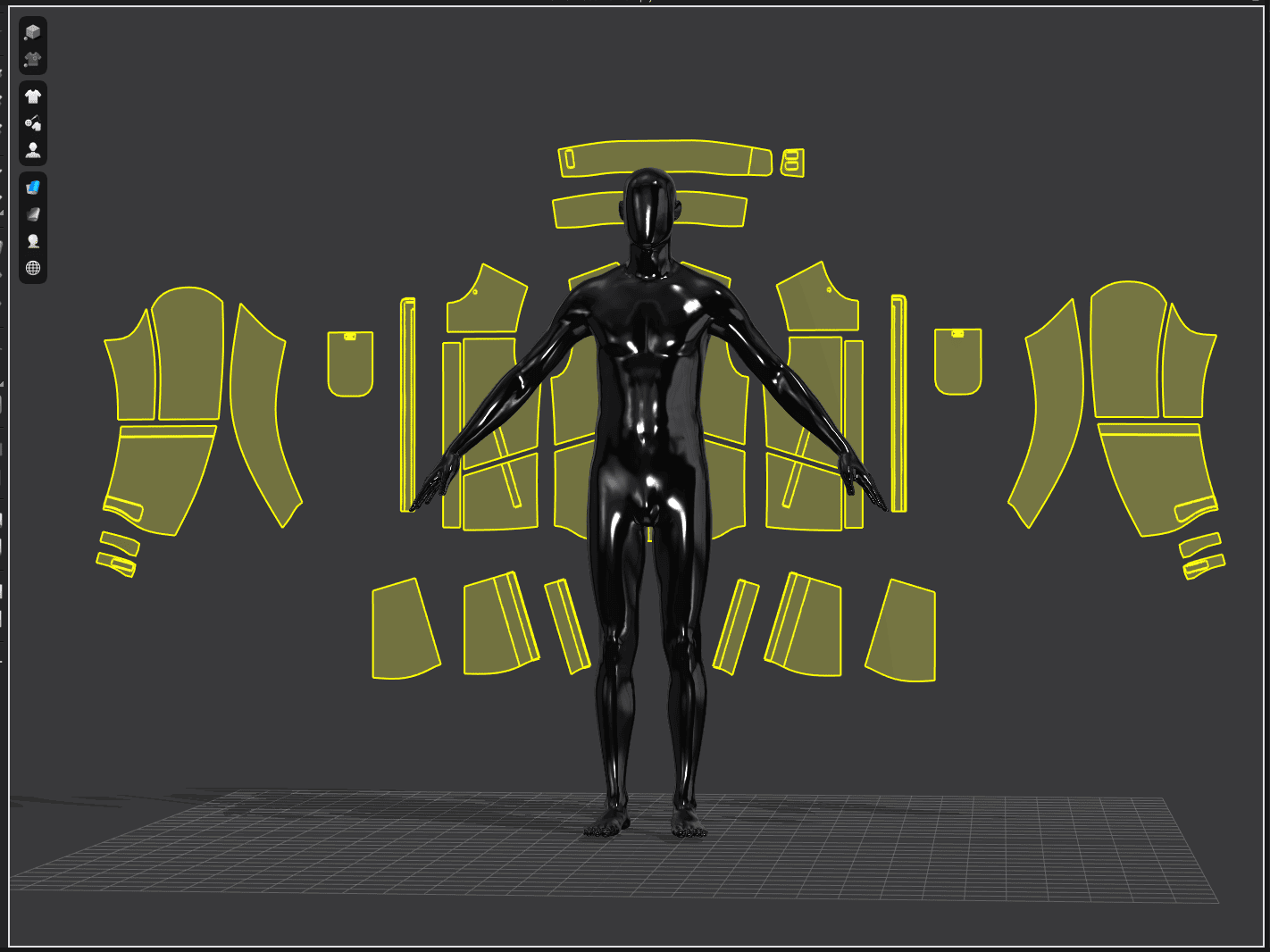 3D garment fitting and simulation in CLO3D