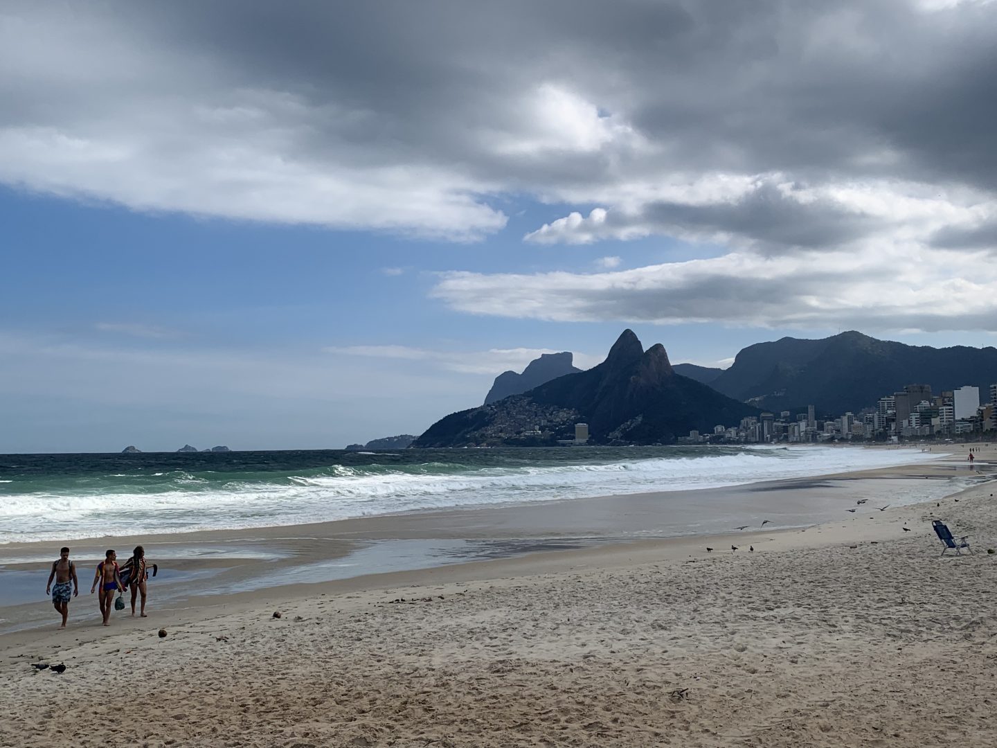 A view of Ipanema Beach in Rio de Janeiro