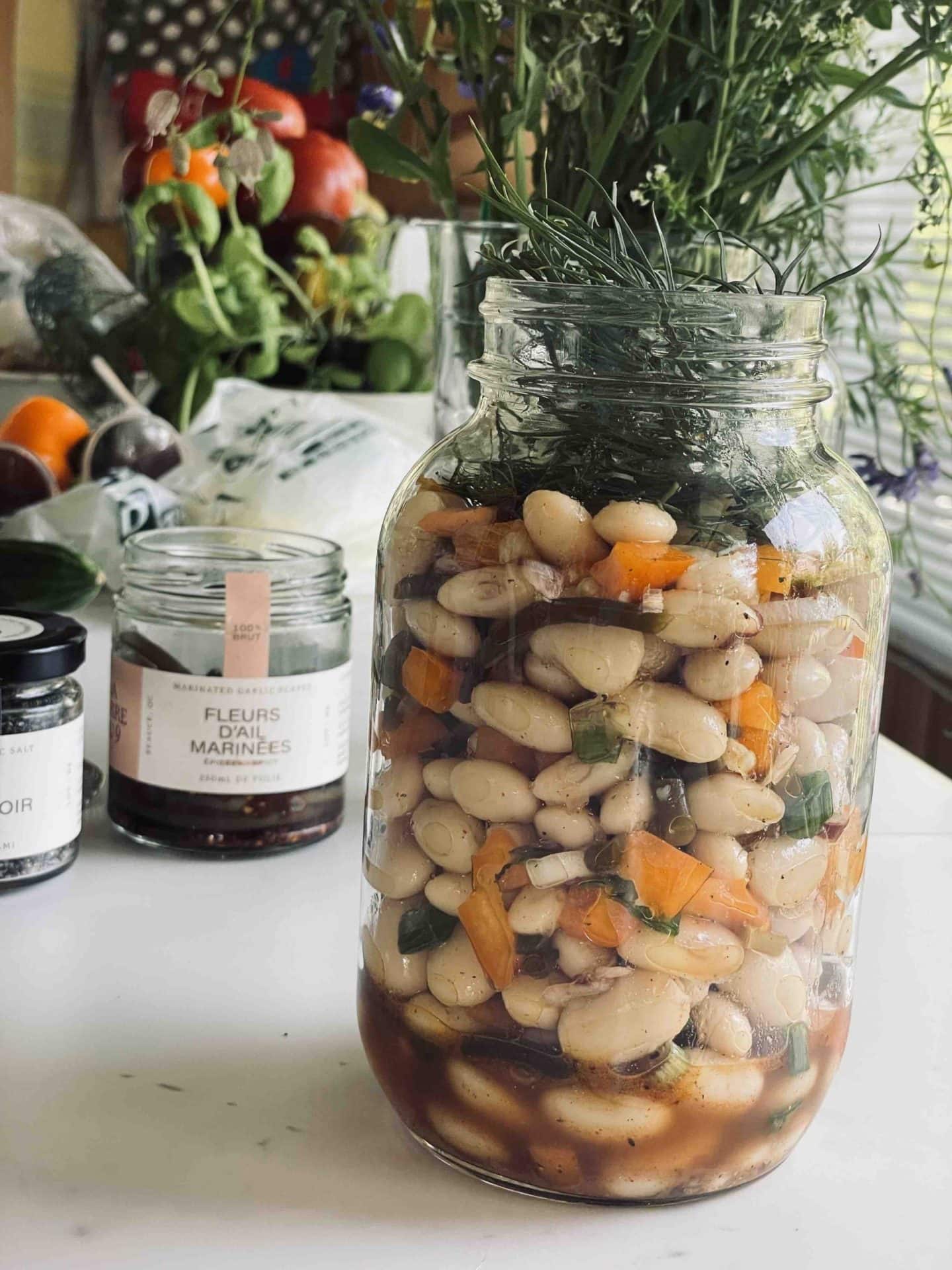 Salade d'haricots de Lima saveur soleil épicée_La terre du 9
