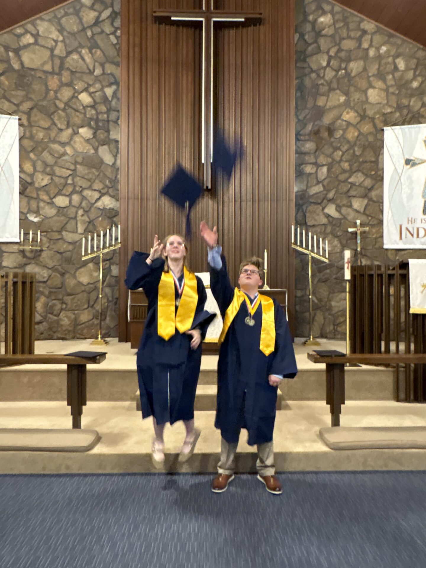 2026 MLS graduation eighth grade Joplin Missouri mortar toss