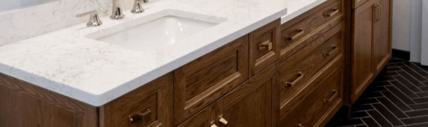 Primary Bathroom Materials and Countertop Ideas