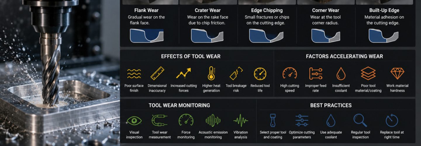 CNC Machining Tool Wear: Causes, Types & Tool Life Optimization