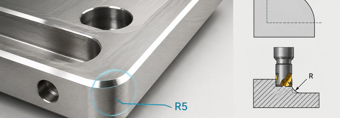 CNC Corner Radius Design Guide: Improving Machinability, Cost and Tool Life