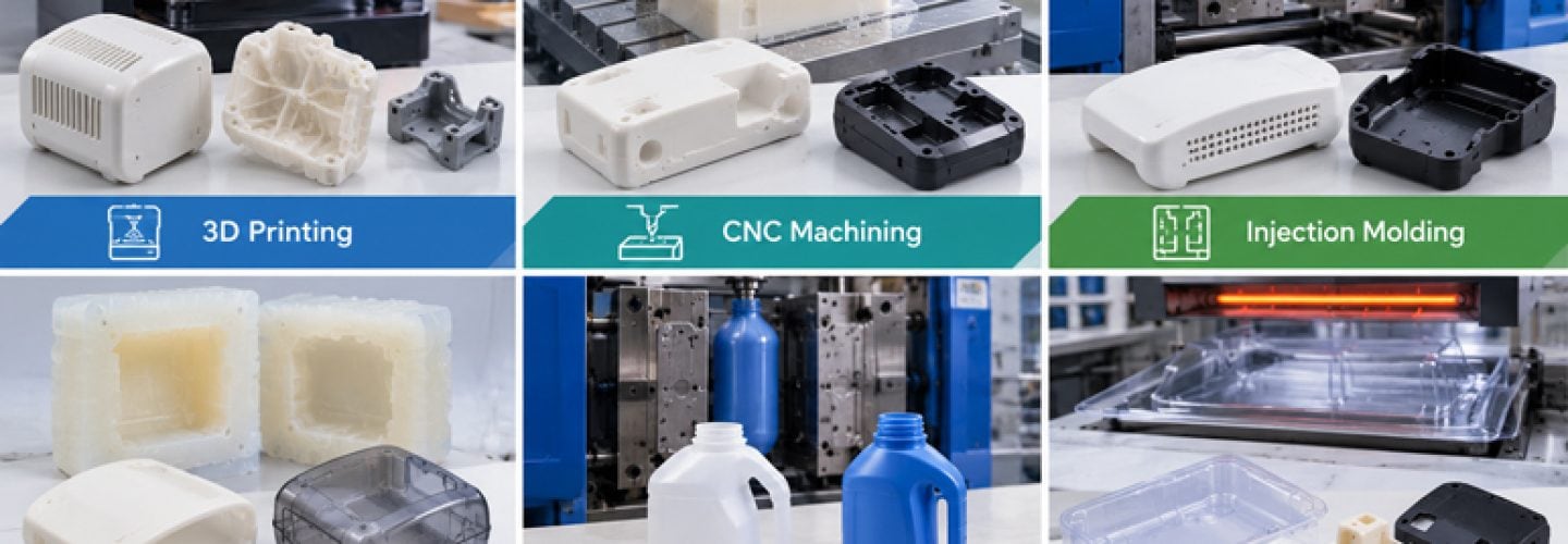 Plastic Prototype Manufacturing Methods: How to Choose the Best Process for Plastic Housings