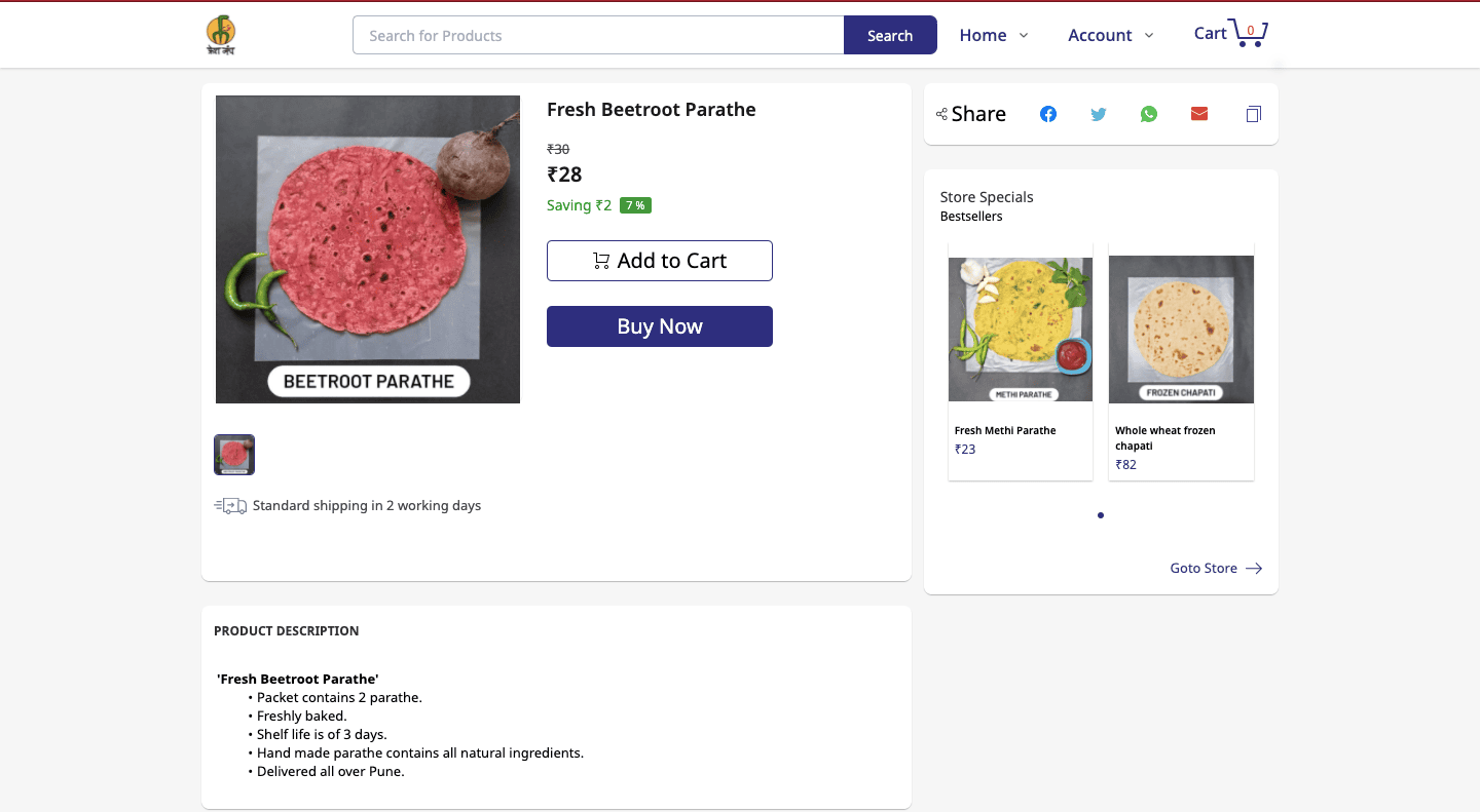 how to sell food online