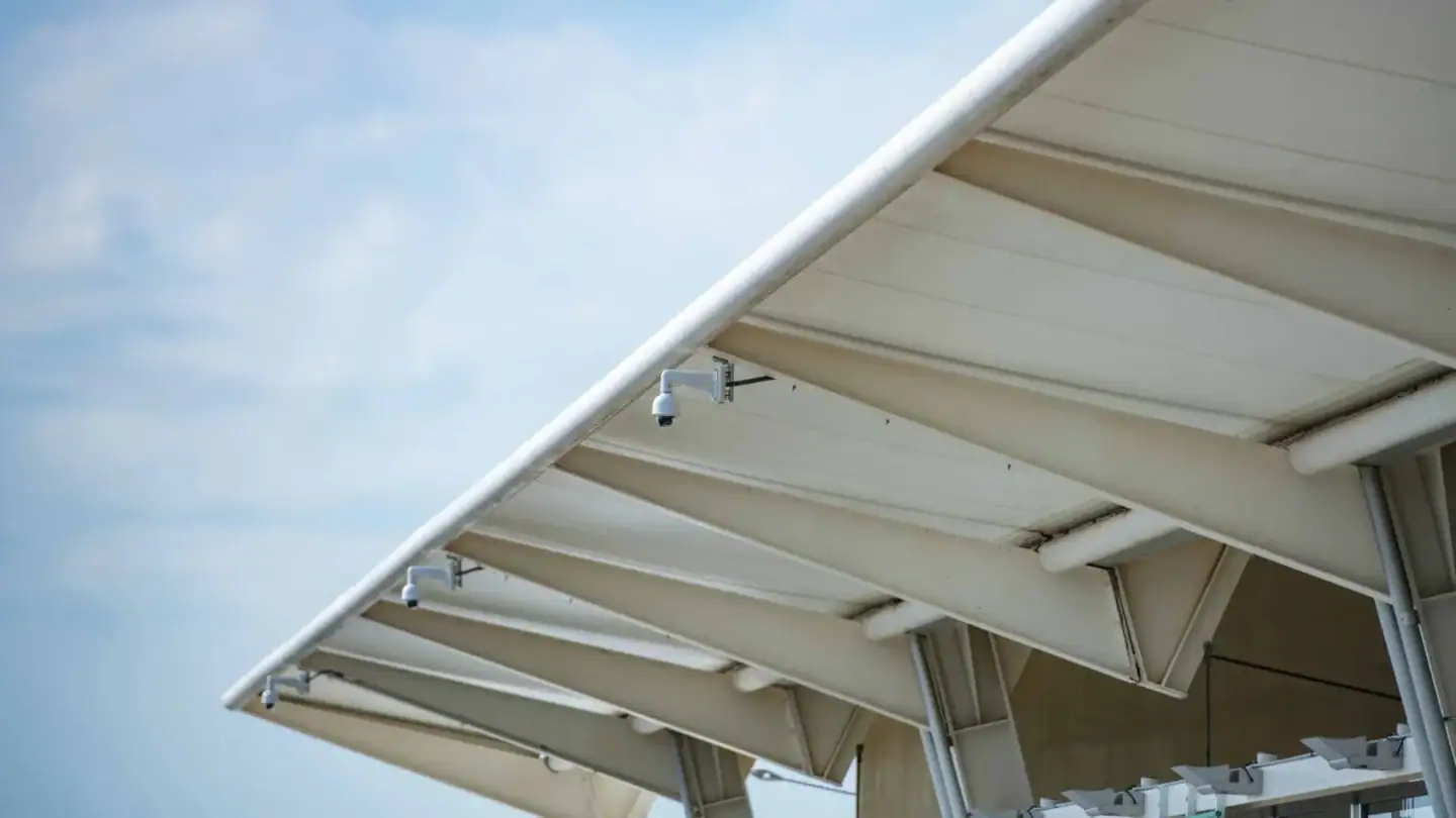 Multiple S2 outdoor sensing solutions monitoring a rooftop parking deck