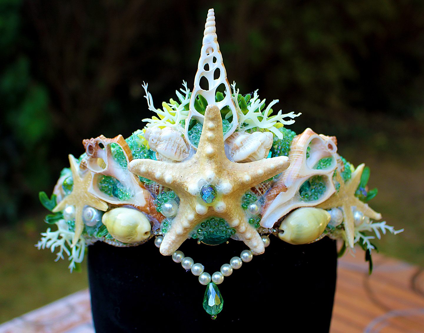 couronne de sirène, bijoux de sirène, galatée merveilles, bijoux fantaisies, sirène professionnelle