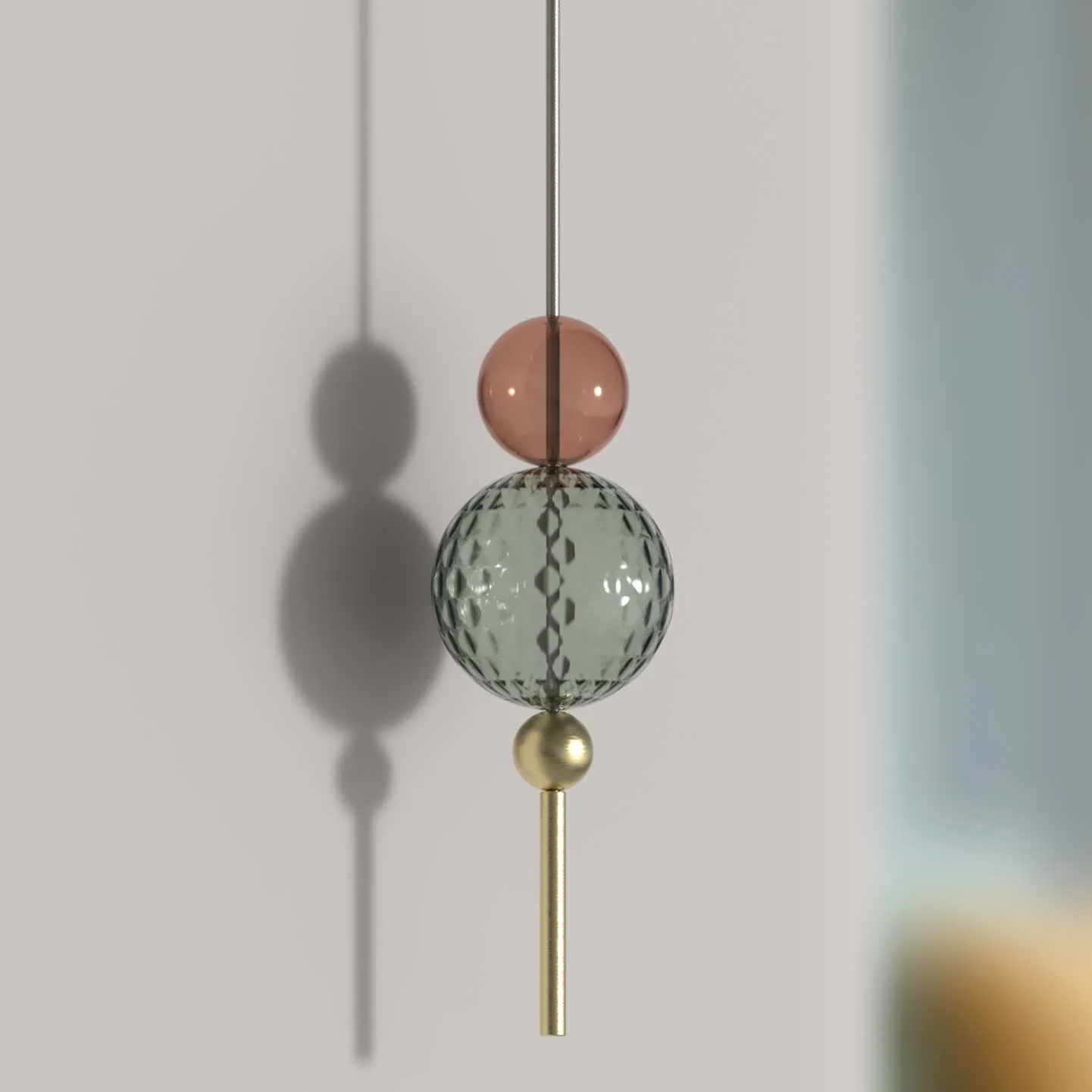 Drop - Violet Frost, 2 Beads, M