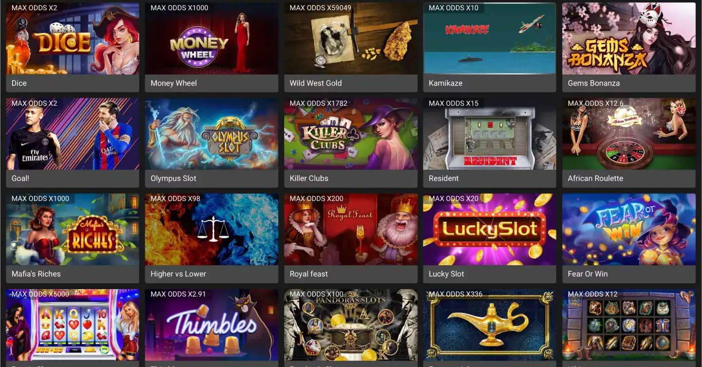 WinWin Casino Bangladesh offers 9300 certified games for players