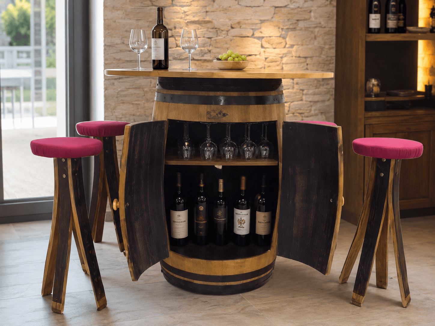 tonneau bar table