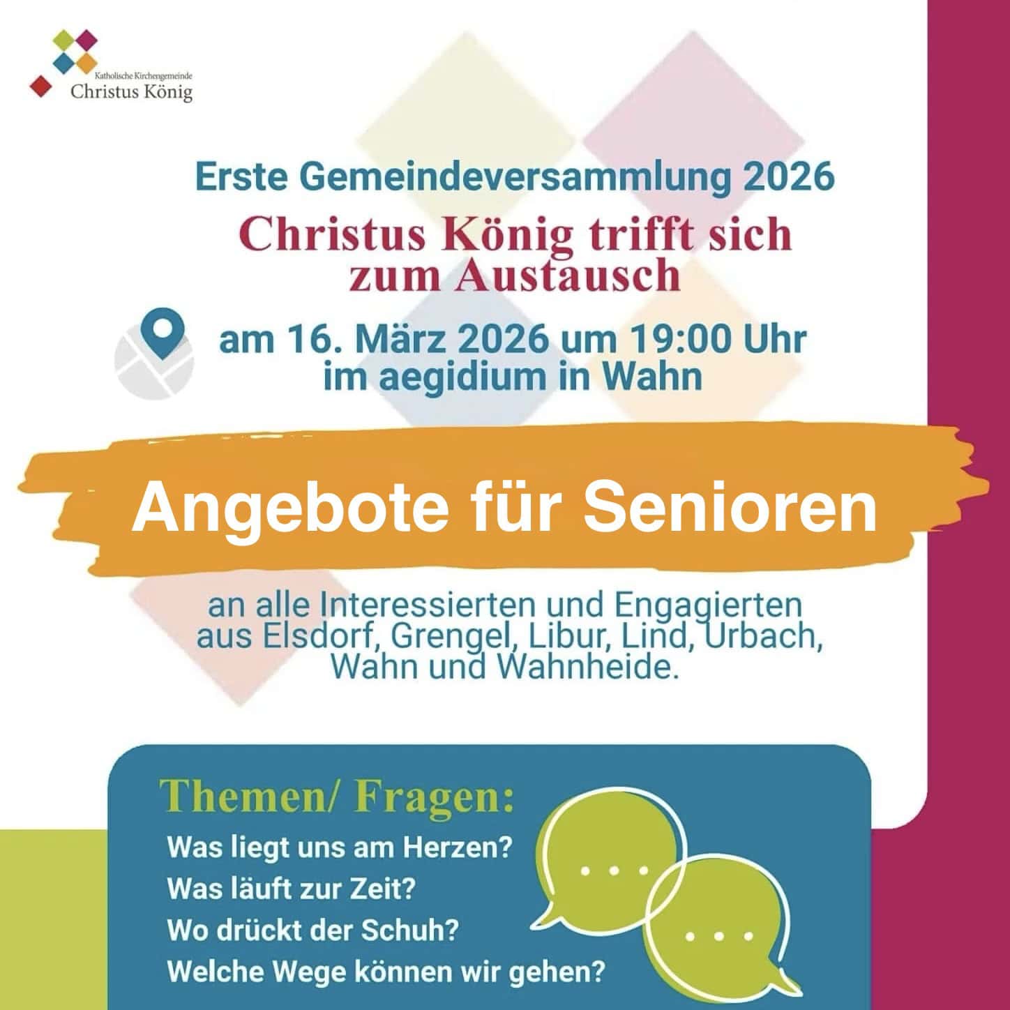 Angebote für Senioren