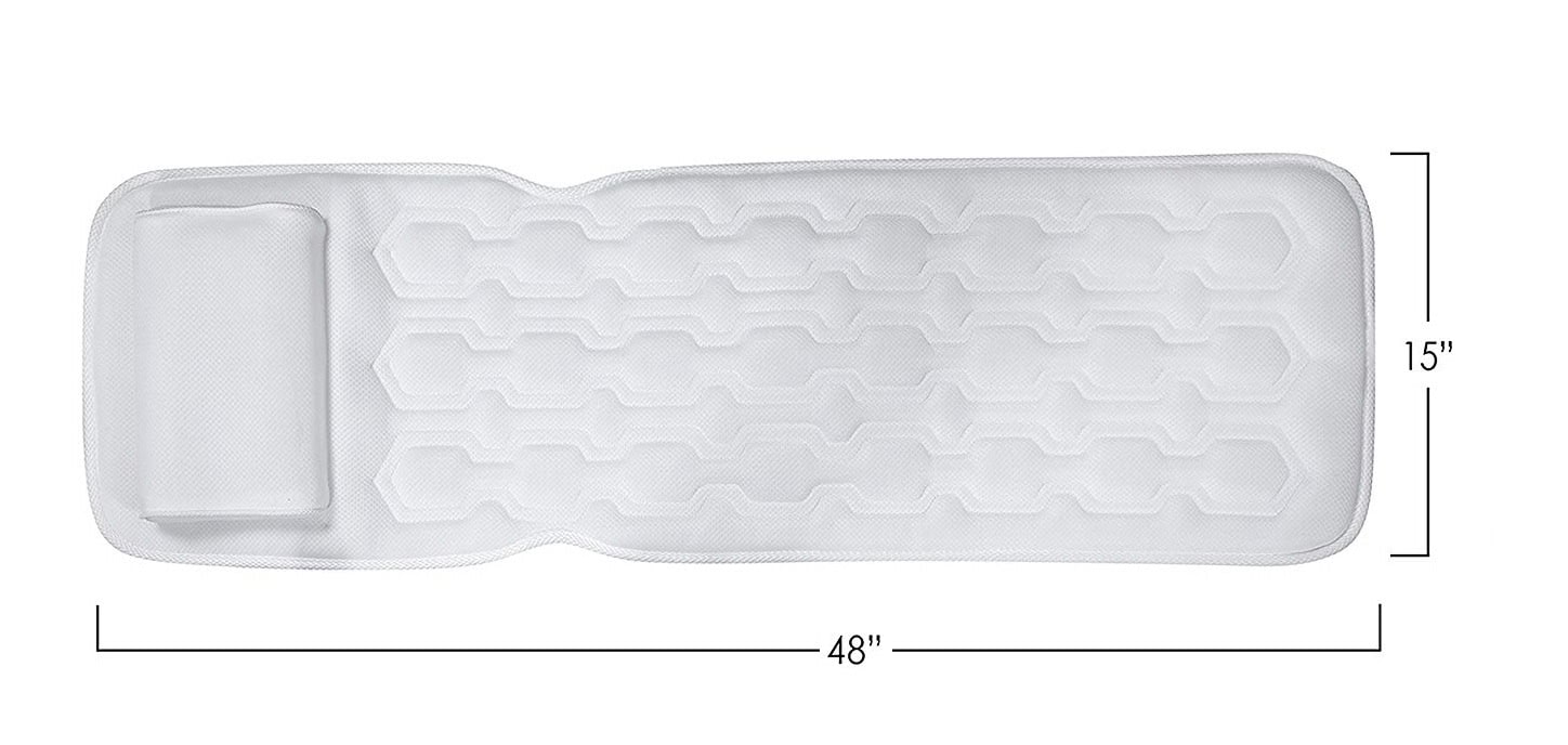 the measurements of a Comfysure bath tub mat