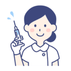 注射をもつ看護師