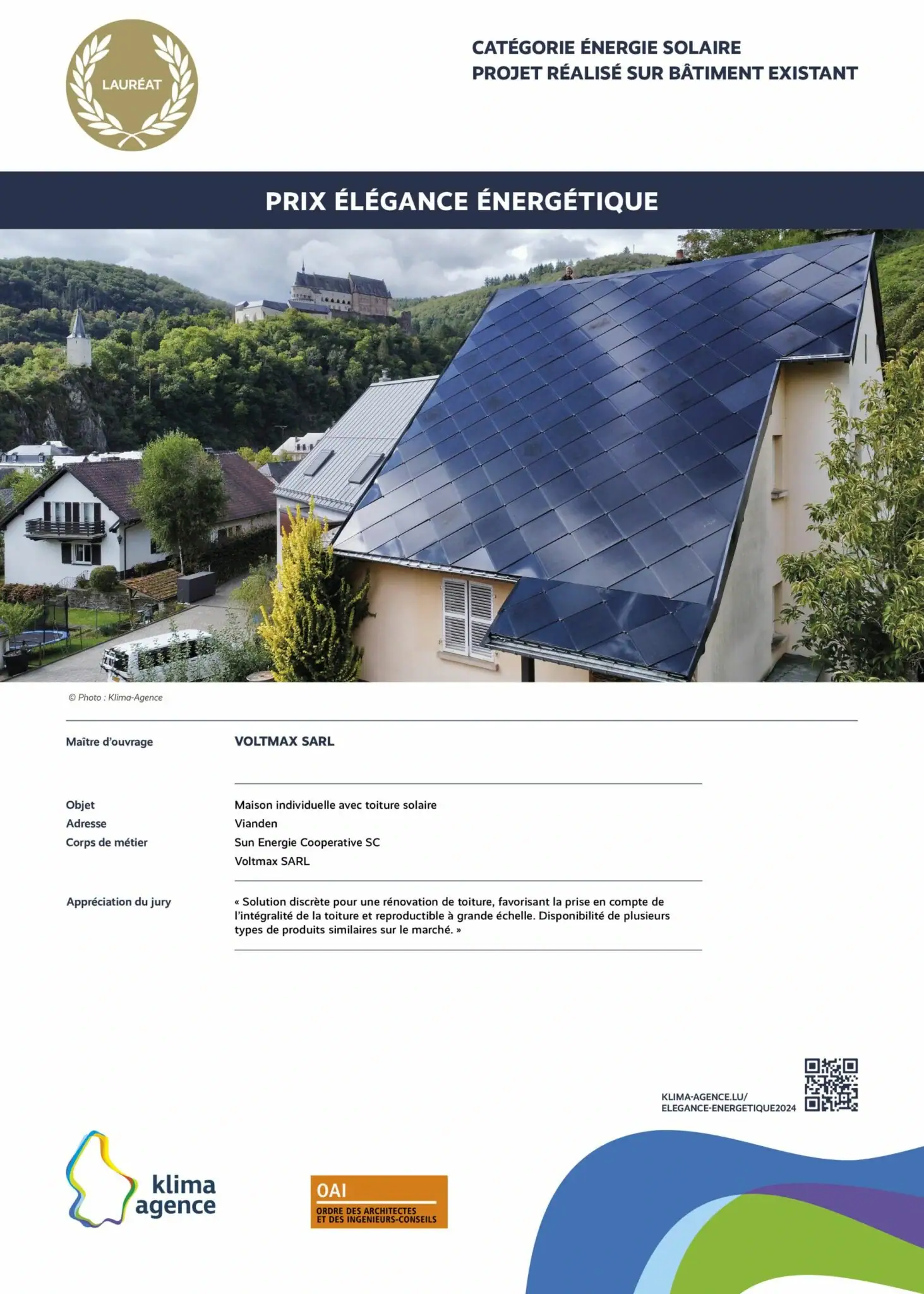 Prix Énergie Élégance Voltmax