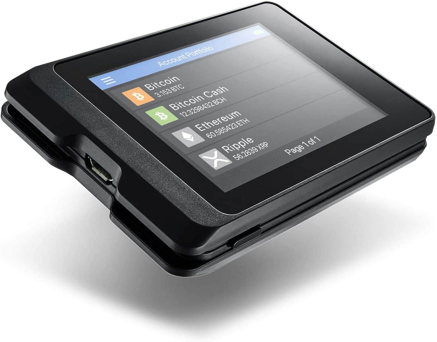 Hardware-Wallet mit Touchscreen von SecuX (Foto: SecuX)