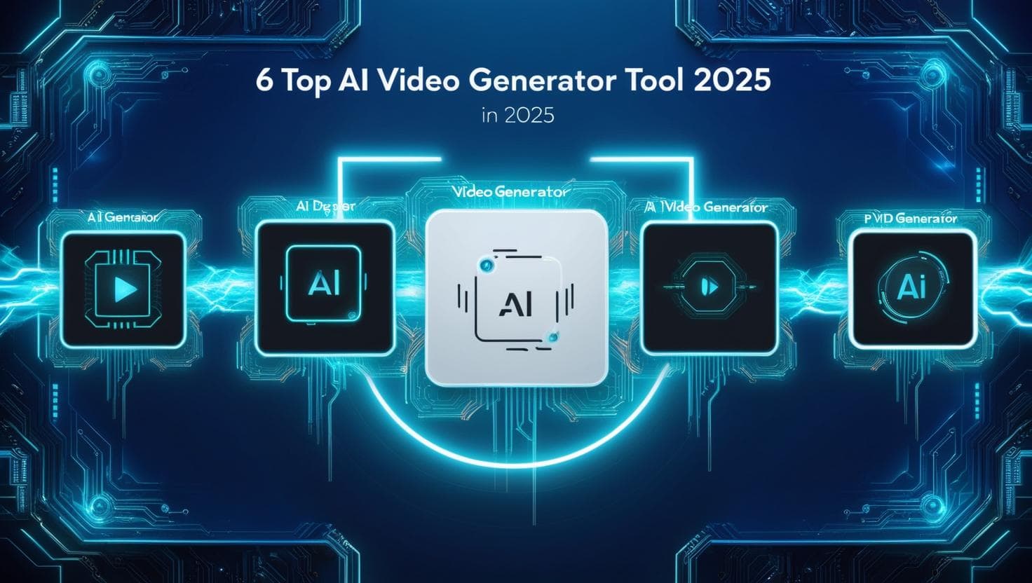 Create Professional Videos with AI: The 6 Best AI Video Generator Tools for 2025