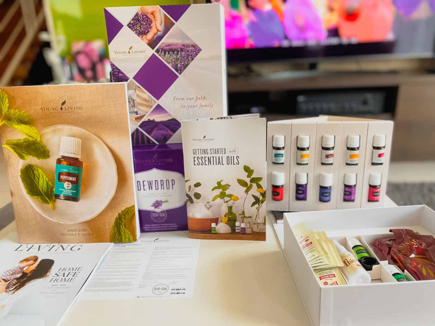 young living premium starter kit set unbox