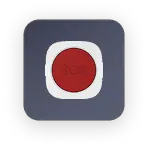 Wireless SOS button for smart home safety.
