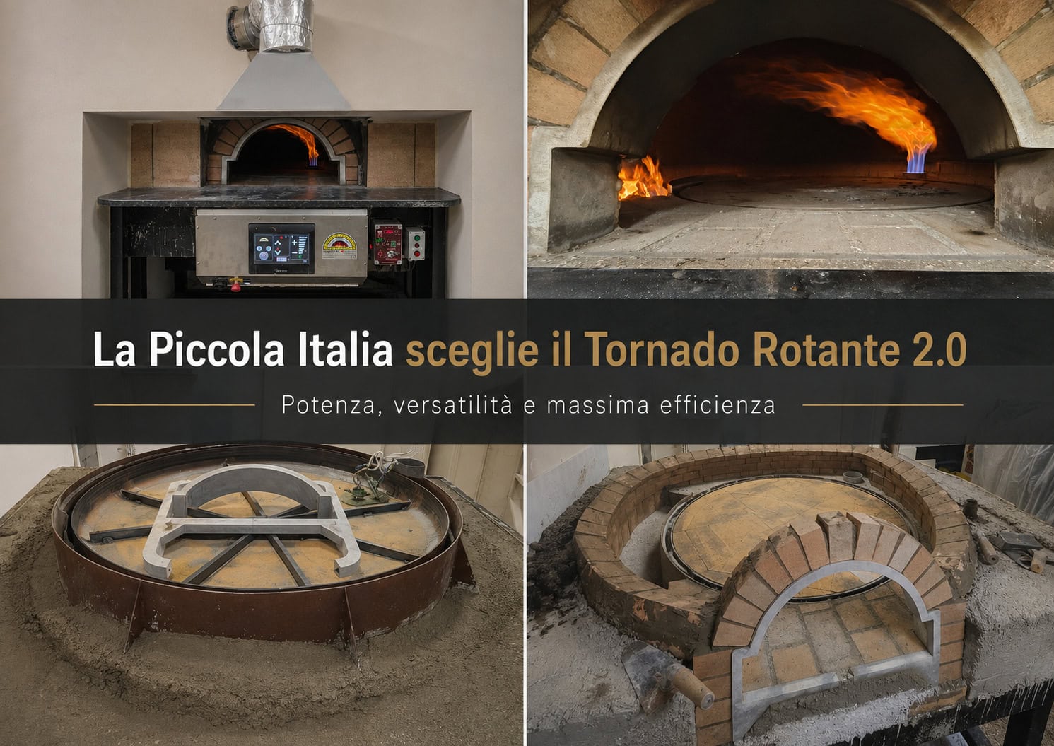 Pizzeria Piccola Italia a Faenza - Forno Tornado Rotante