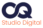 CQ Studio Digital-Logo, das ein Unendlichkeitssymbol aus den Buchstaben „C“ und „Q“ bildet