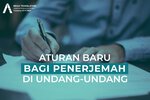 aturan RUU baru untuk penerjemah