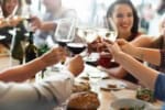 Group of People Drinking Wine During Brunch at Mohonk Mountain House